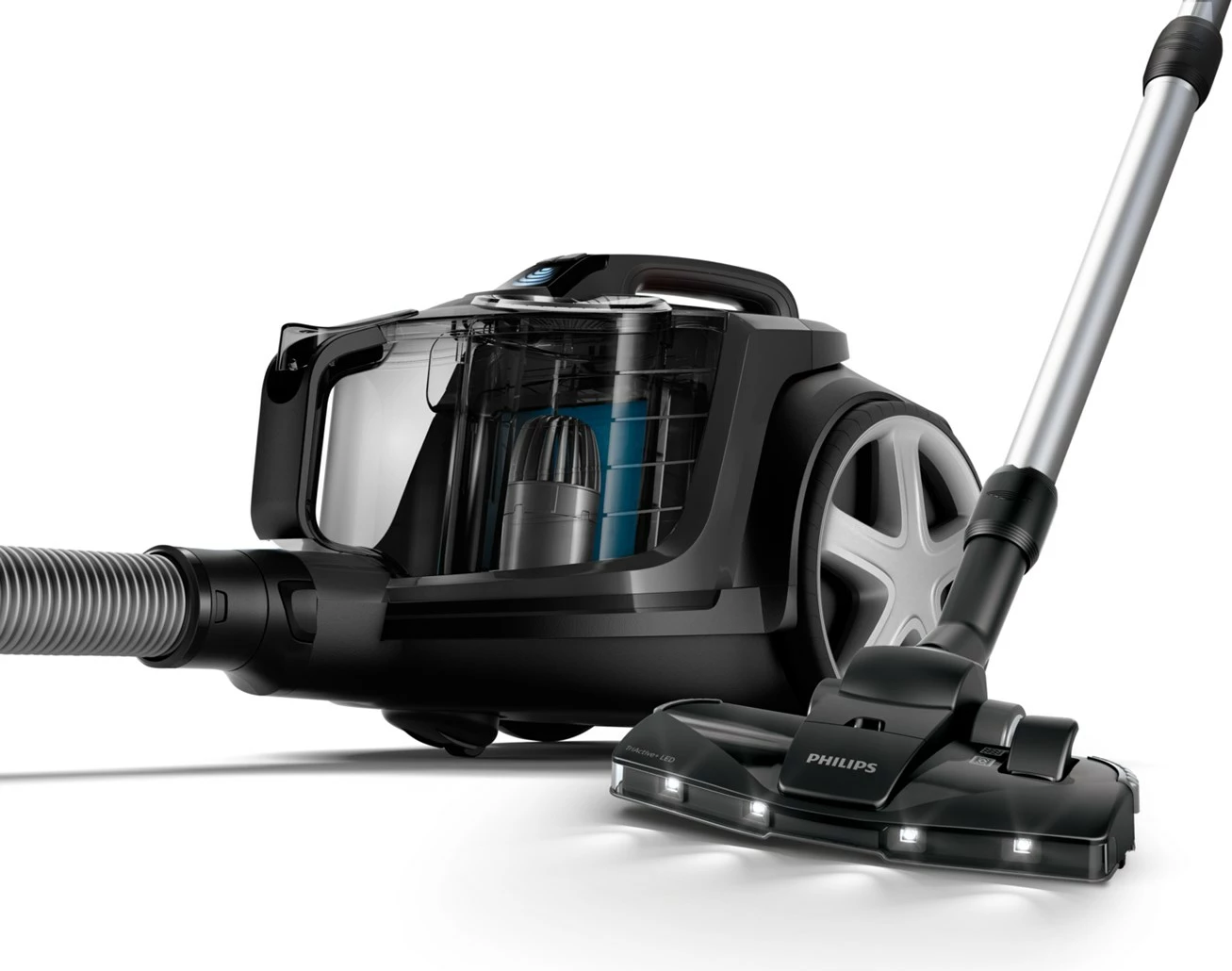 Fshesë me korrent Philips PowerPro Expert FC9747/09, pa qese, 2L, 900W, e zezë