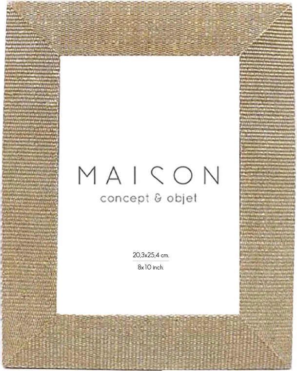 Kornizë fotografish Sary, polirezine, ngjyrë ari mat, 27x2x32 cm