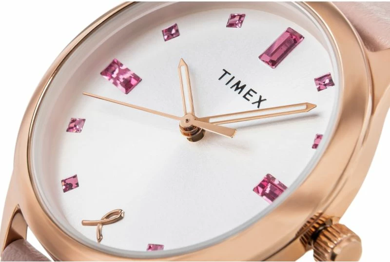 Orë dore femra TIMEX Dress TW2V95800, rozë e artë, set me kuti