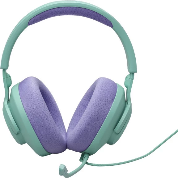 Kufje JBL Quantum 100M2 gaming me mikrofon të shkëputshëm, Aqua Teal