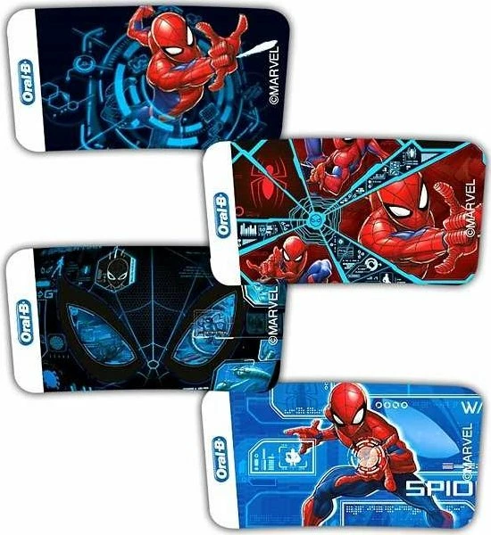Furçë dhëmbësh elektrike Oral-B Vitality Pro Kids 103 Spiderman, 2 mënyra, me bateri, 1 kokë, Blu