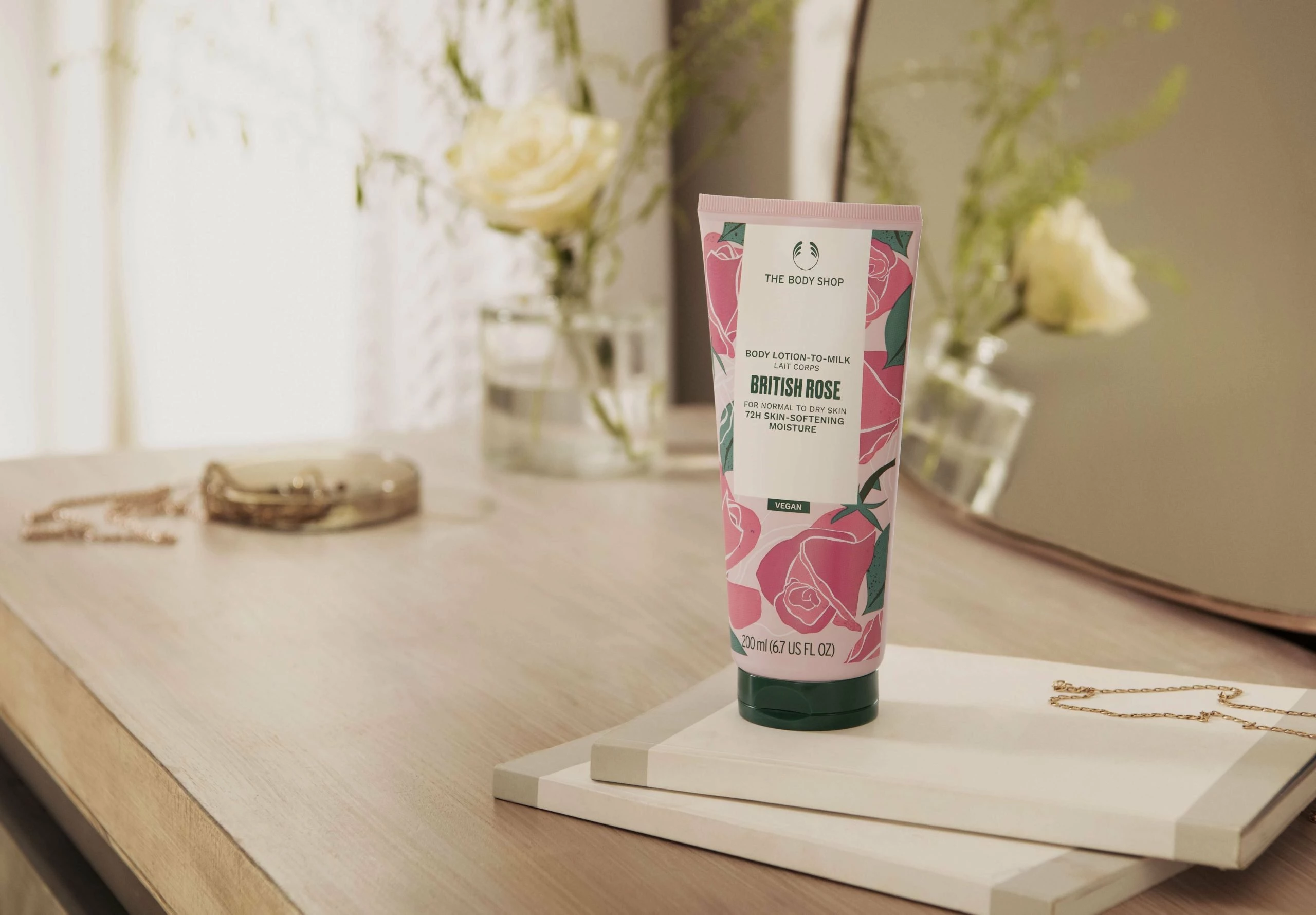 Locion trupi The Body Shop British Rose, 200 ml