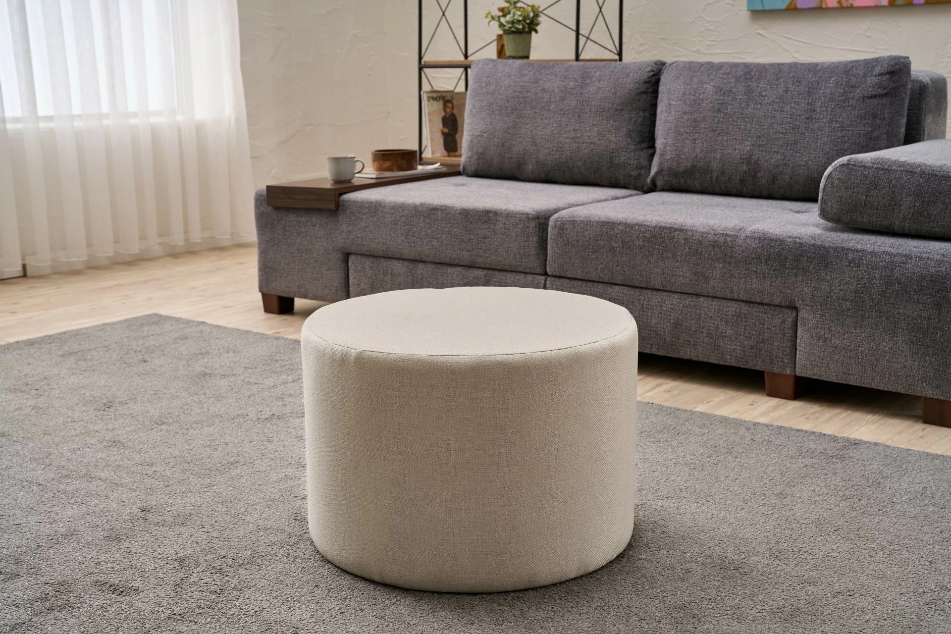 Puf krem Atelier del Sofa, Likya
