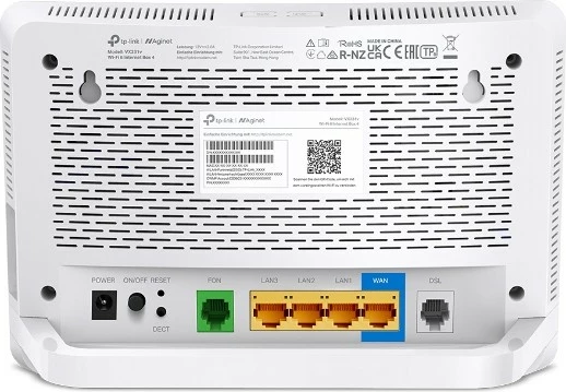 Router TP-Link Wi-Fi 6 Internet Box 4, Dual-band, Gigabit, i bardhë