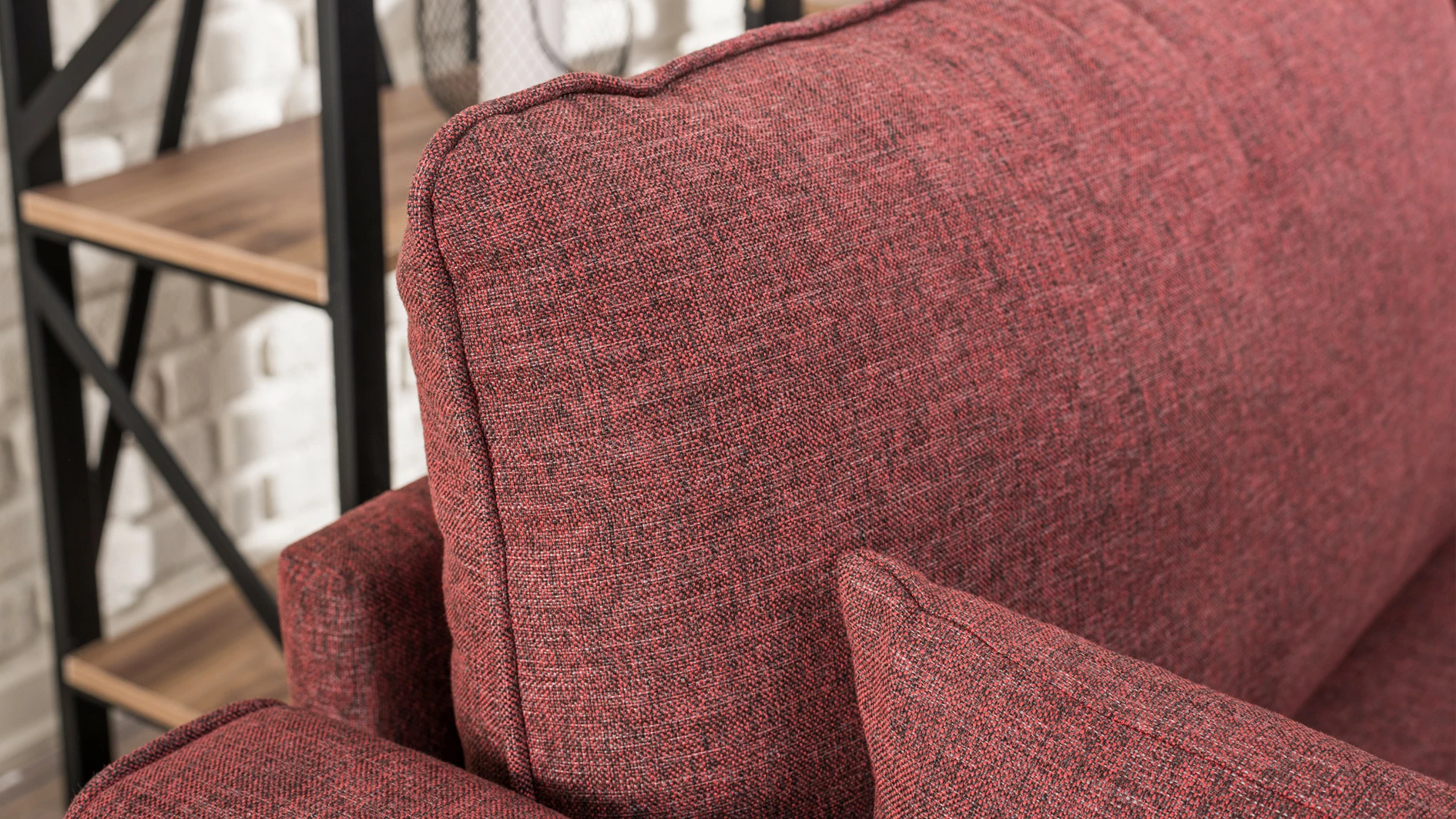 Divan për dy persona, ngjyrë e kuqe claret, Atelier del Sofa, Bella Sofa për 2 persona