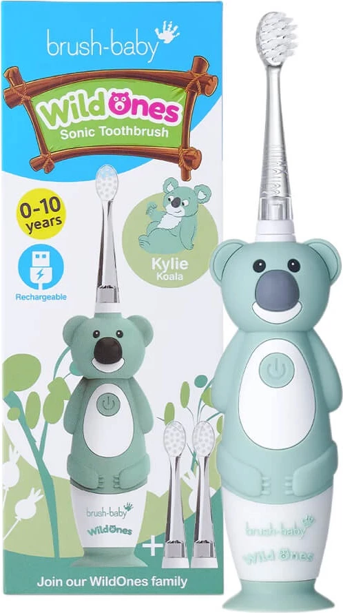 Furçë dhëmbësh elektrike për fëmijë Brush-Baby WildOnes Sonic Kylie Koala, 1 copë