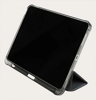 Mbështjellës folio Tucano Satin për Apple iPad 10.9" (10th gen 2022), stand, anti-shock, hirtë/transparent