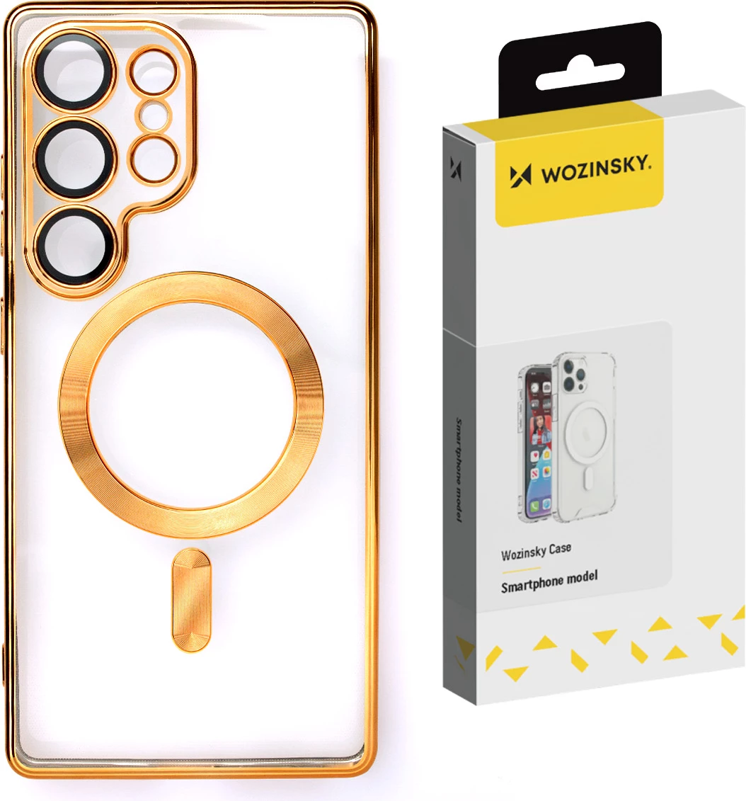 Mbështjellës Wozinsky Electroplated me MagSafe për Samsung Galaxy S25+, Ari