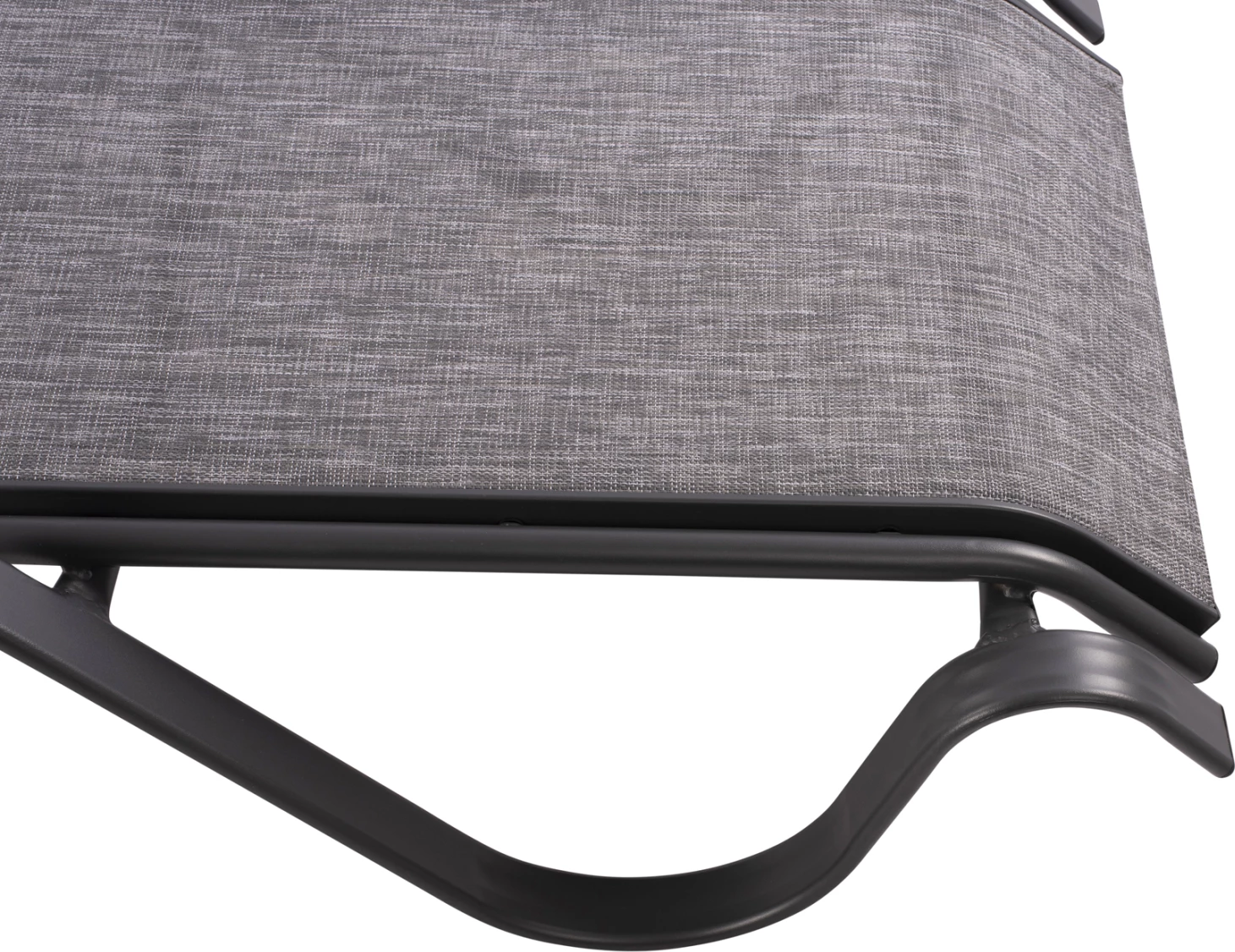 Shtrat dielli alumini gri me tekstilene gri FH5133.01 194x54-66x30 cm