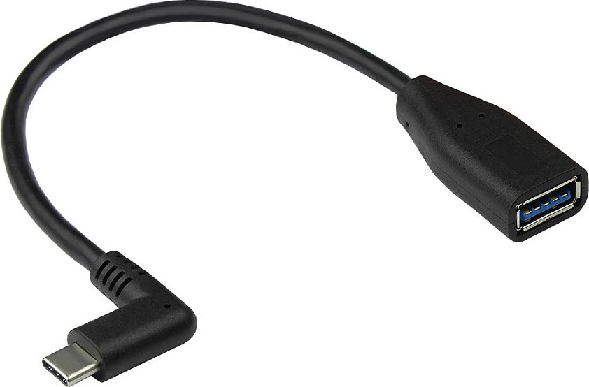 Kabllo OTG USB-C në USB-A GoodConnections, USB 3.2 Gen 1, e zezë