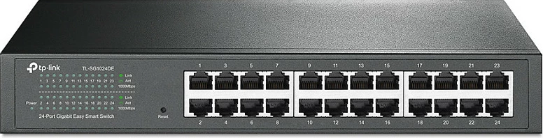 Switch TP-Link 24-Port Gigabit Easy Smart, Managed, L2, Rack mounting, 1U
