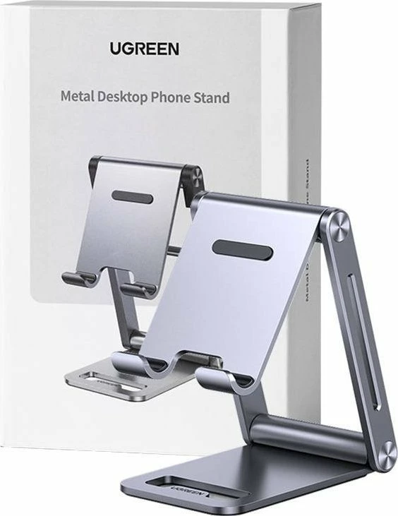 Mbajtëse telefoni Ugreen 80708 / LP263, e palosshme, rregullim 360°, 4.7\"-7.2\", gri