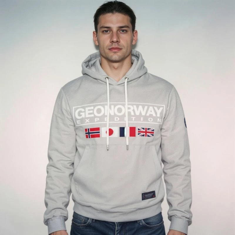 Duks për meshkuj Geographical Norway, gri [Madhësia: S]
