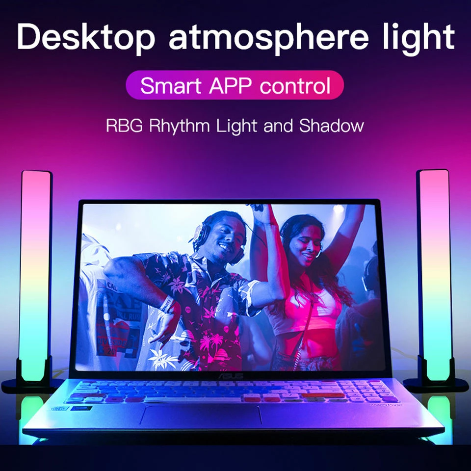 Llambë LED Tech Time SAL-002 Por Desktop Atmosphere Light-2 Pack (WIFI ...