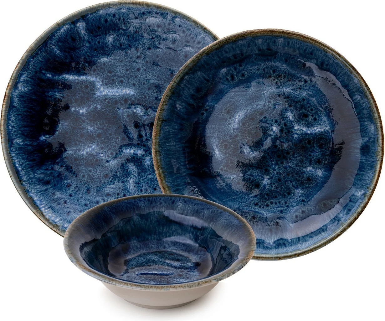 Set dark blue për drekë (18 copë), Hermia Concept, TS18Y4850A02