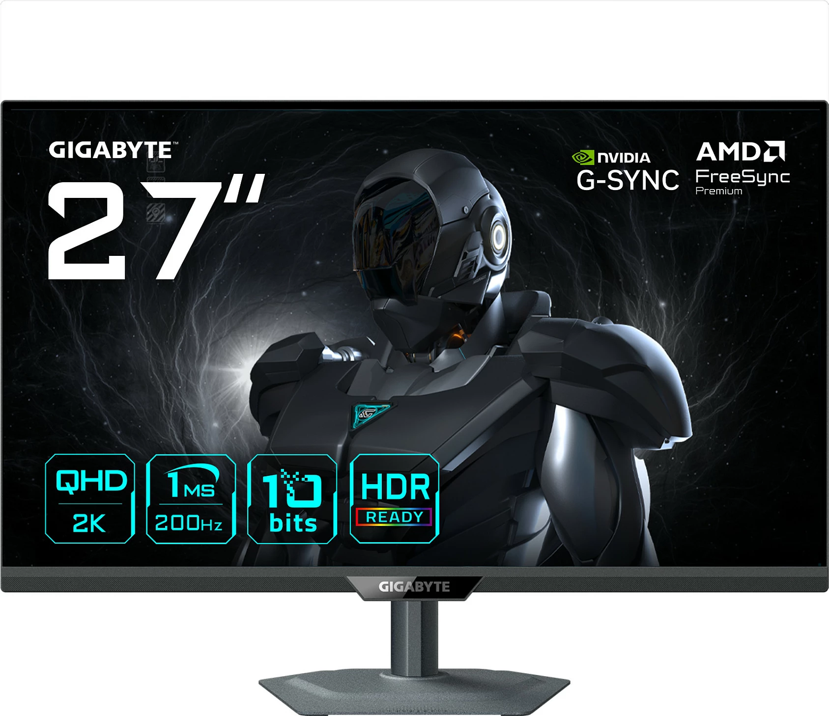 Monitor gaming Gigabyte G27Q2, 27", QHD 2560x1440, 200Hz, 1ms, HDR10, i zi