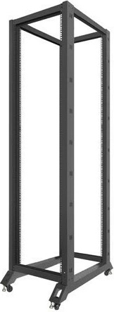 Kasë serveri Lanberg OR01-6042-B, 42U, 600x1000 mm, Çelik, E zezë