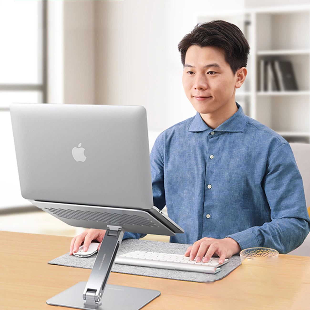 Mbajtëse metalike e palosshme për laptop/tablet Ugreen LP339, argjend