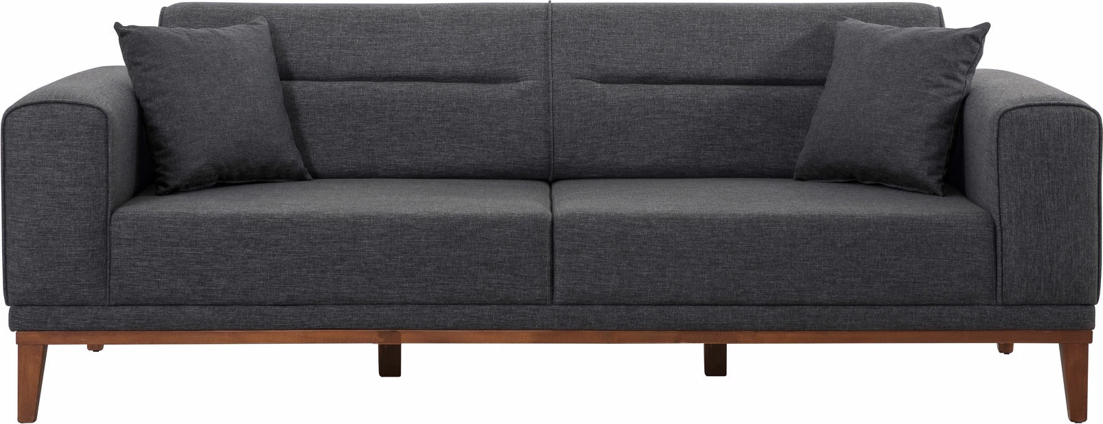 Set divan-krevat, karrige dhe tavolinë anësore, ngjyrë antracit, Liones 1053