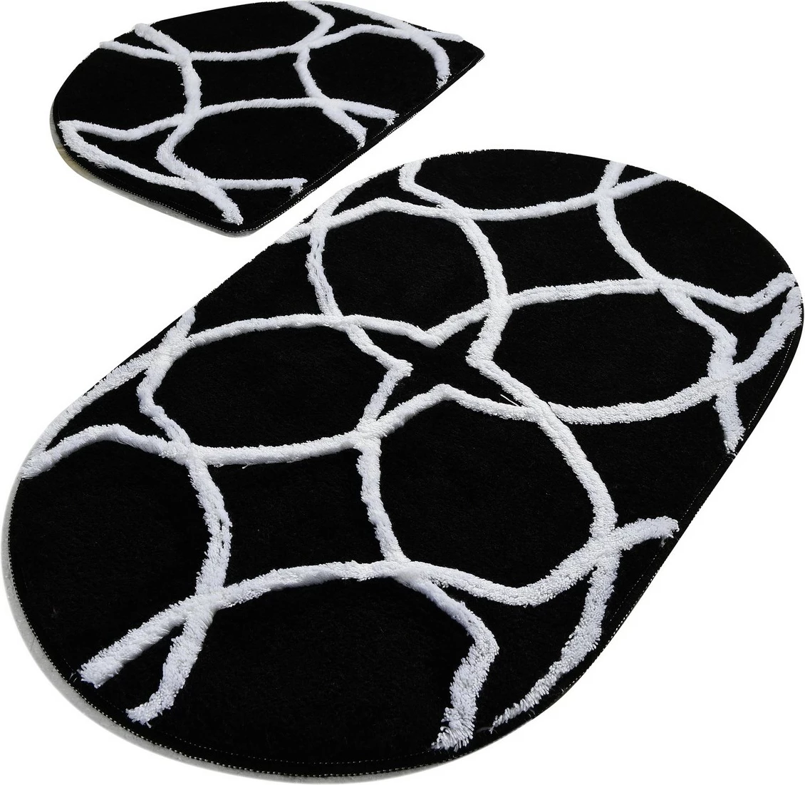 Set tapetash për banjo akrilik (2 copë), Mijolnir, Bonne ovale, e zezë