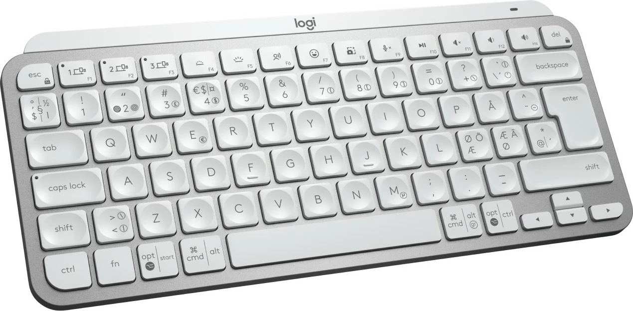Tastierë Logitech MX Keys Mini for Business, wireless, LED backlight, Bluetooth, Nordic layout, gri
