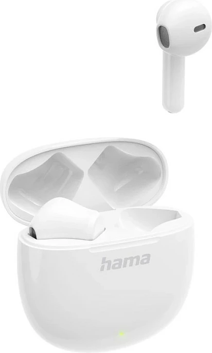 Kufje Hama True Wireless Earbuds, Bluetooth 5.3, TWS, me kuti karikimi, të bardha 2