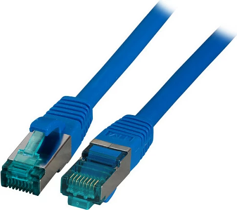 Kabllo Ethernet EFB Elektronik MK6001.1BL, Cat6a S/FTP, 1 m, RJ45-RJ45, 10GbE, e kaltër