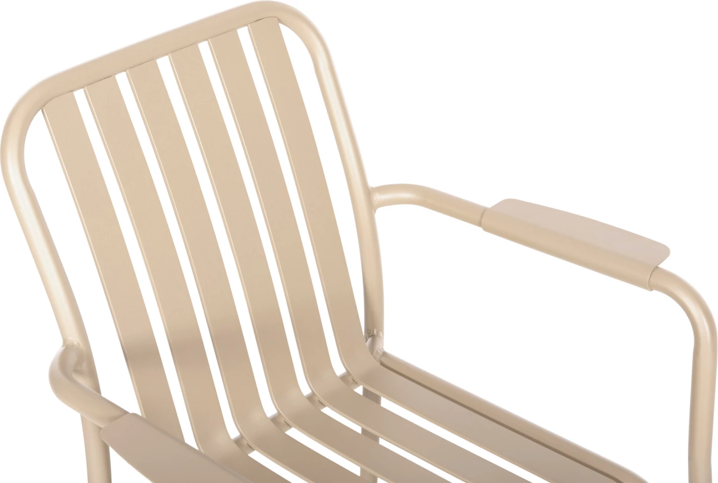 Karrige alumini RACHEL, ngjyrë shampanjë, FH6088.04, 63x58x85H cm