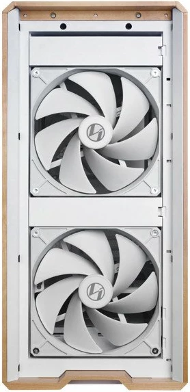 Kasë Lian Li LANCOOL 217 LAN217W midi tower ATX/e-ATX me xham të kalitur dhe panel mesh, e bardhë