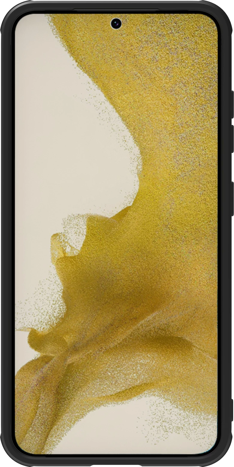 Mbështjellës Nillkin Textured S Case për Samsung Galaxy S23+, me kapak kamere, e zezë