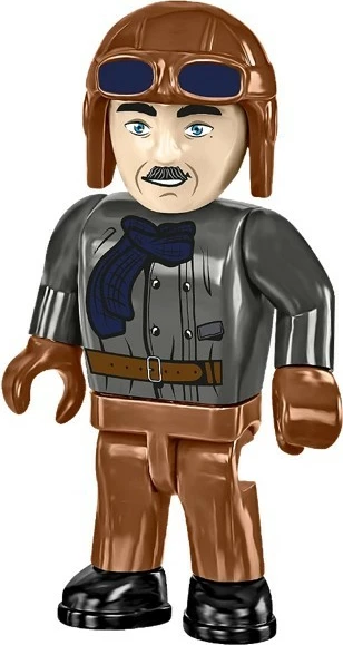 Set konstruktiv me blloqe, Cobi Klocki Nieuport 17 C.1 COBI-2998, 274 copa, shkallë 1:32, me figurë piloti