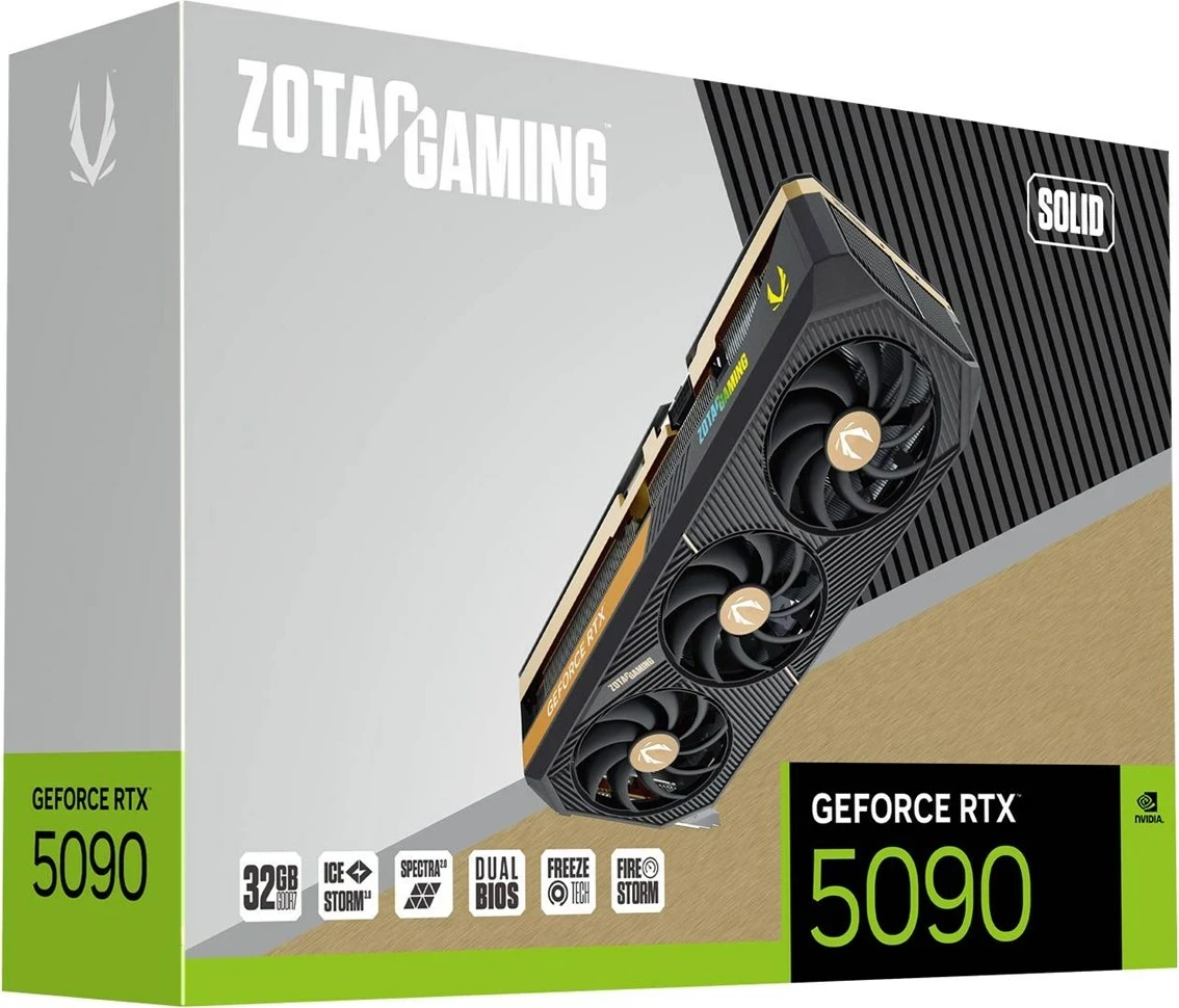 Kartë grafike ZOTAC GAMING GeForce RTX 5090, 32 GB GDDR7, e zezë