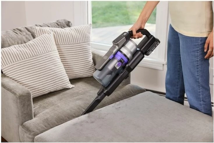 Fshesë me bateri BLACK+DECKER BSV520BRP-QW, e zezë