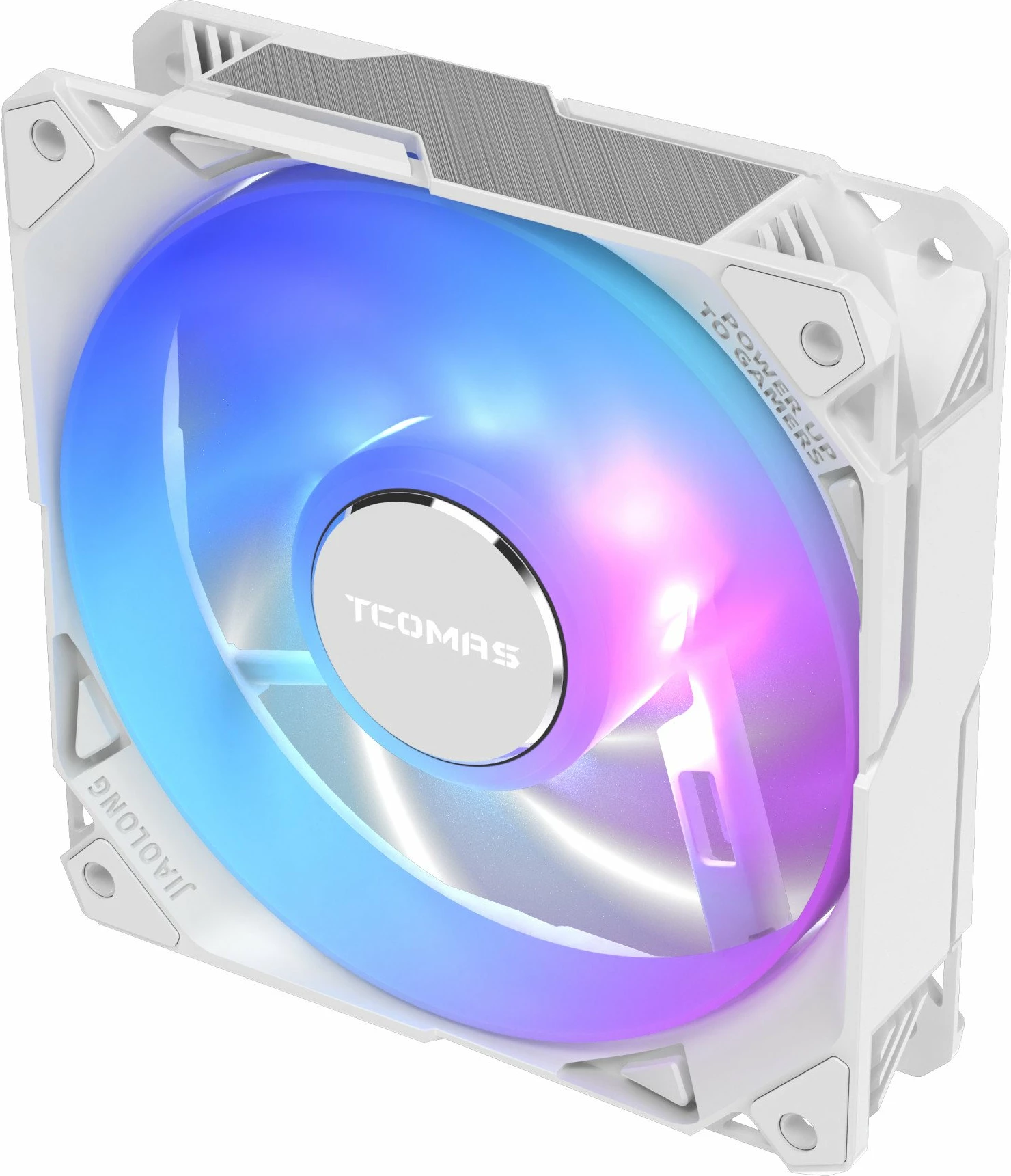Ventilator kasë PC Tcomas FA200 120mm PWM ARGB, 3-pack, i bardhë
