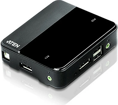 Switch KVM ATEN CS782DP, 2-Port USB DisplayPort 1.2, 4K, me audio, i zi