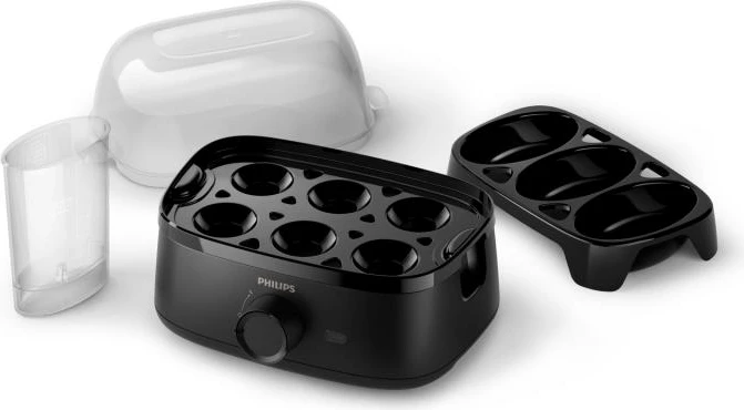 gatuese vezësh, Philips, HD9137/90, deri në 6 vezë, e zezë