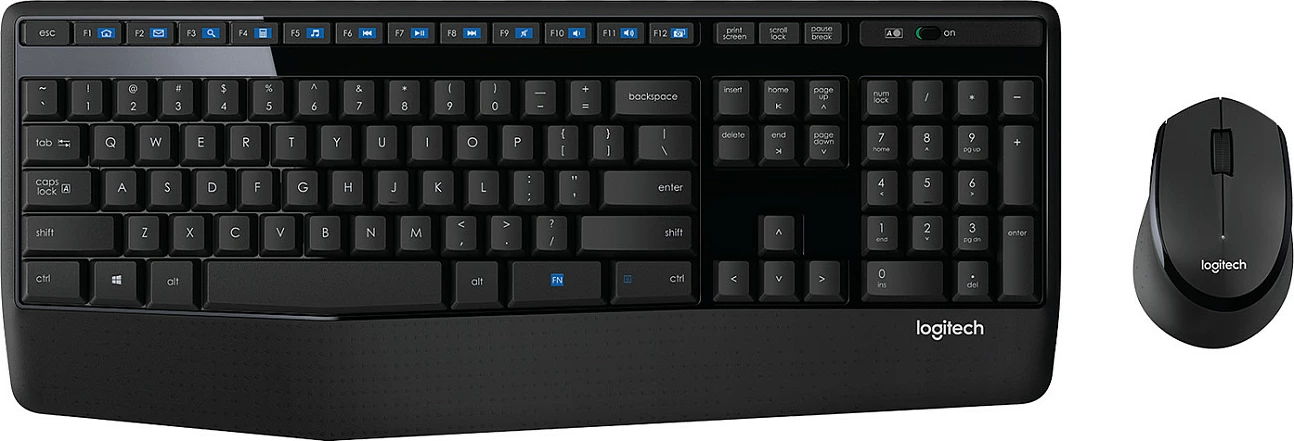 Set tastierë dhe maus Logitech MK345, Wireless, USB, i zi