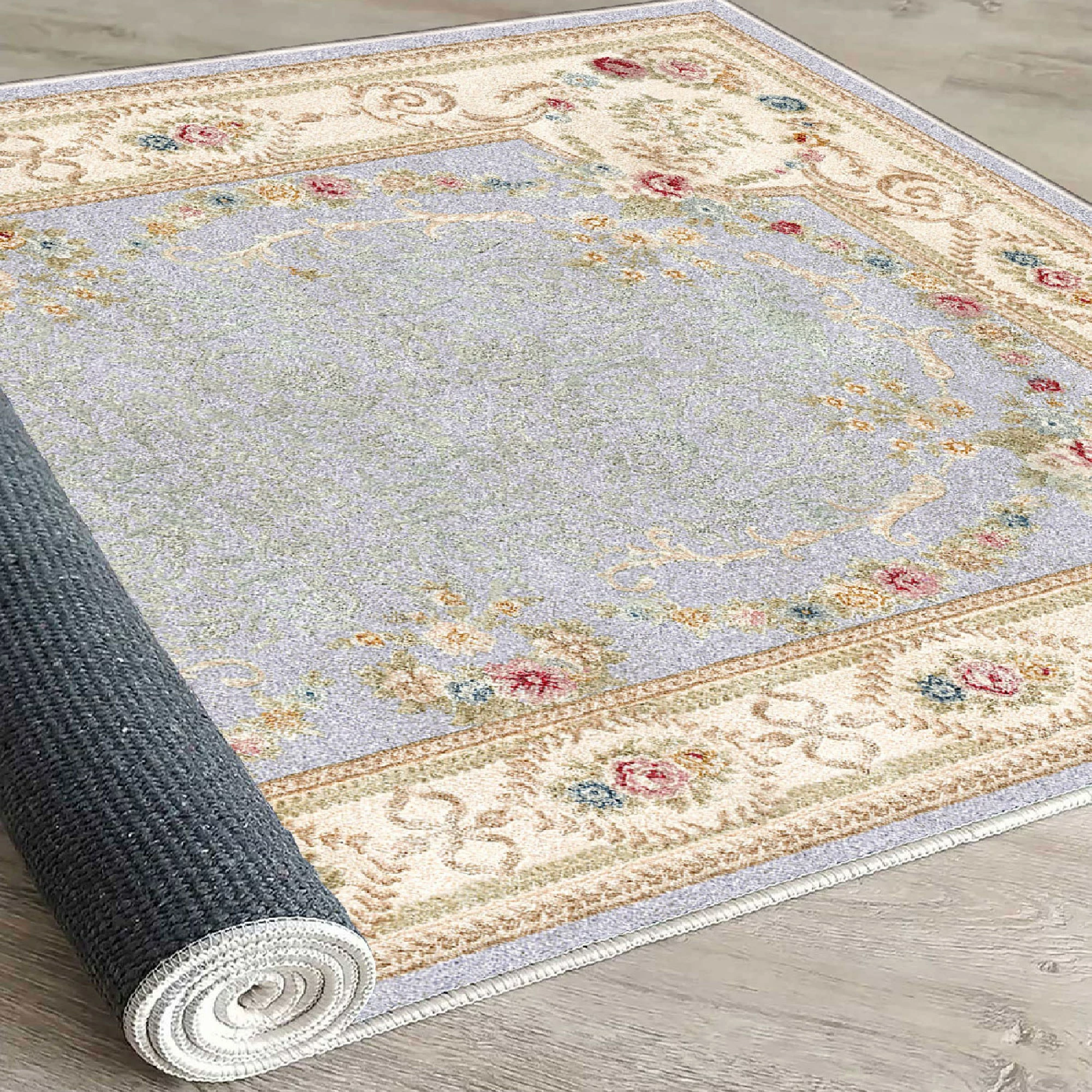 Qilim velvet 180x280, ngjyrë blu, Conceptum Hypnose, Els1800