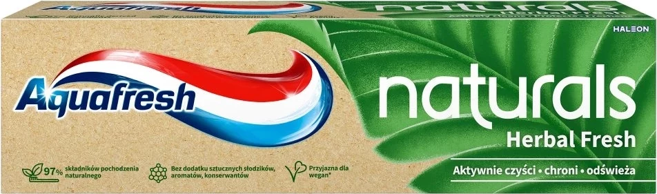 Pastë dhëmbësh Aquafresh Naturals Herbal Fresh 75ml