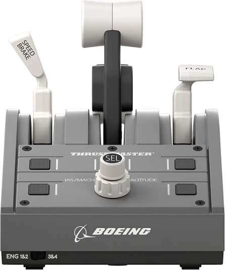 Kontrollor fluturimi Thrustmaster TCA Yoke Pack Boeing Edition, për Xbox One/Series X|S dhe PC, set