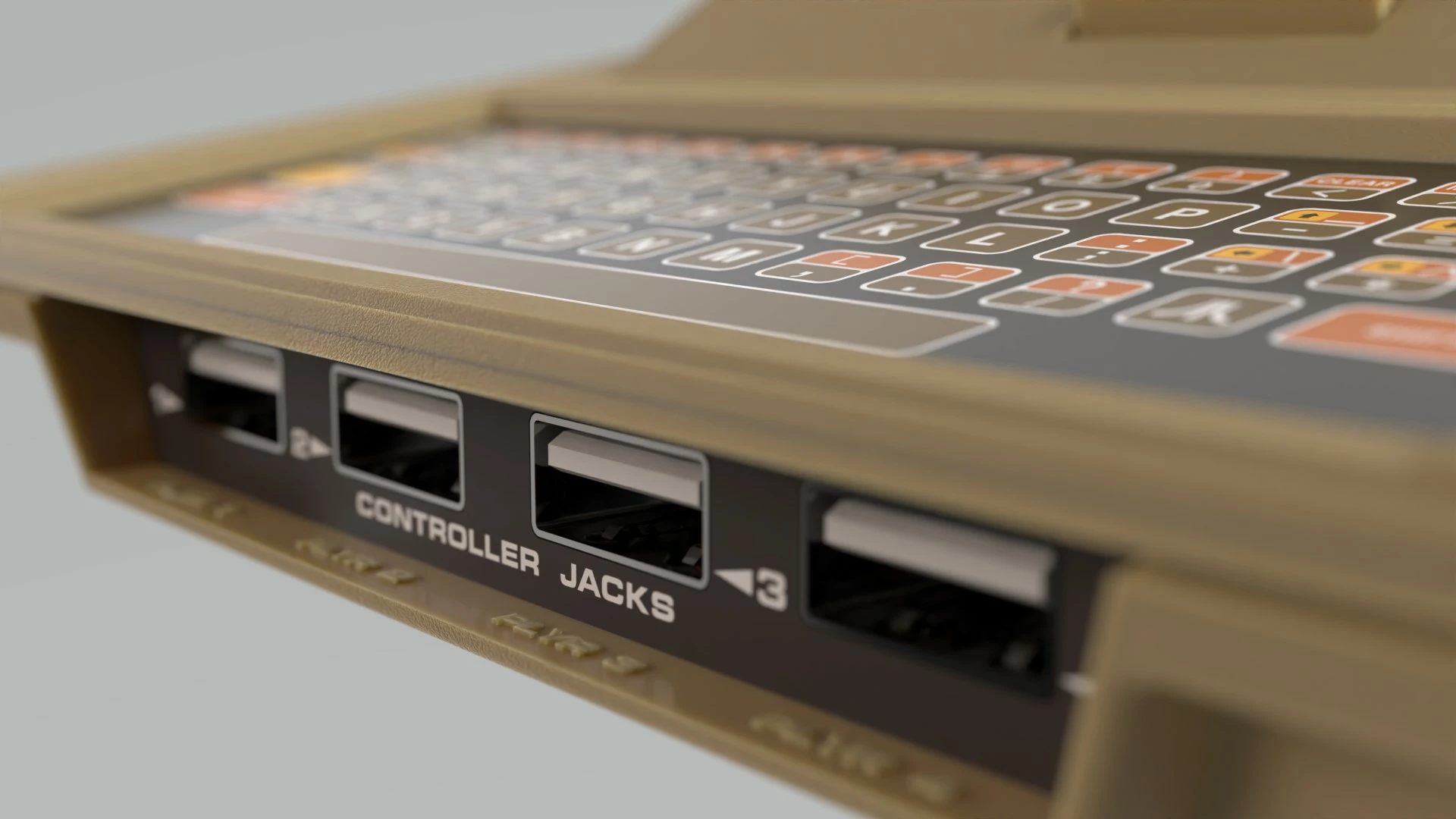Konzolë retro Atari THE400 Mini, 25 lojëra, HDMI, 5x USB, set me joystick, bezhë