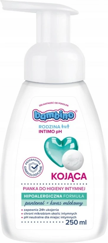 Shkumë për higjienë intime Bambino Intimo pH Soothing unisex 250ml