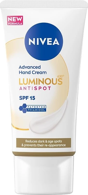 Krem për duar për femra Nivea Luminous630® SPF15, 50ml