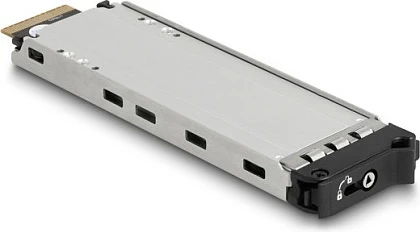 Rack mobil 5.25″ DeLOCK për 8x SSD M.2 NVMe, PCIe 4.0, Slim SAS SFF-8654, metal, i zi