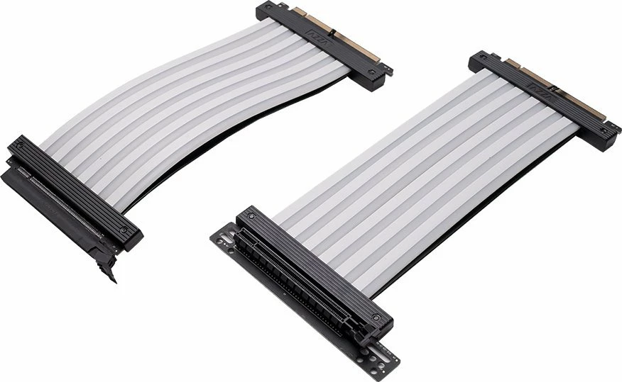 Kabllo riser PCIe Azza 20R-L_90 ARGB PCIe 3.0 x16 0.2 m e bardhë