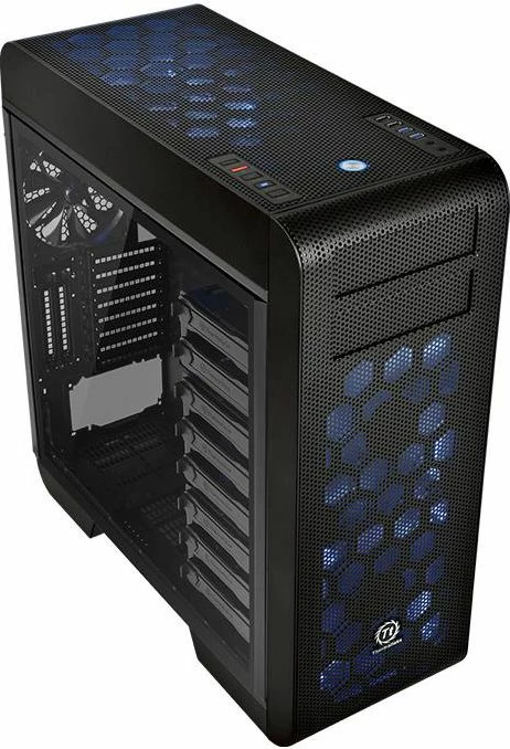 Kasë Thermaltake Core V71 TG Edition CA-1B6-00F1WN-04 Full Tower, Tempered Glass, E-ATX/ATX, e zezë
