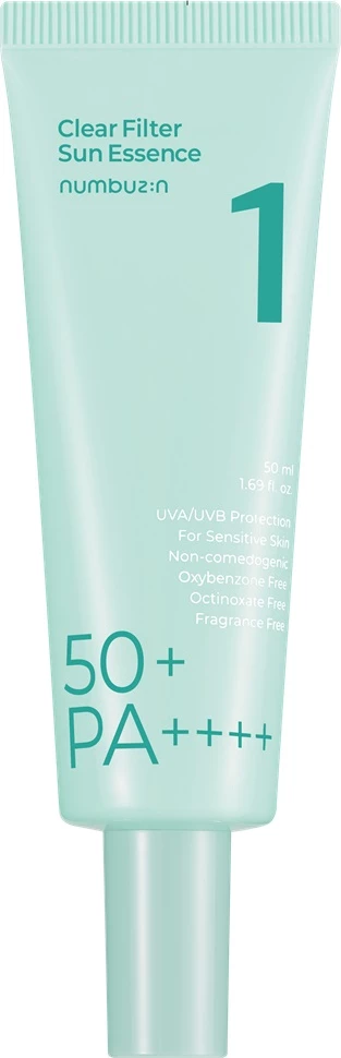 Krem për fytyrë Numbuzin No.1 Clear Filter Sun Essence SPF50+ PA++++ për femra, 50ml