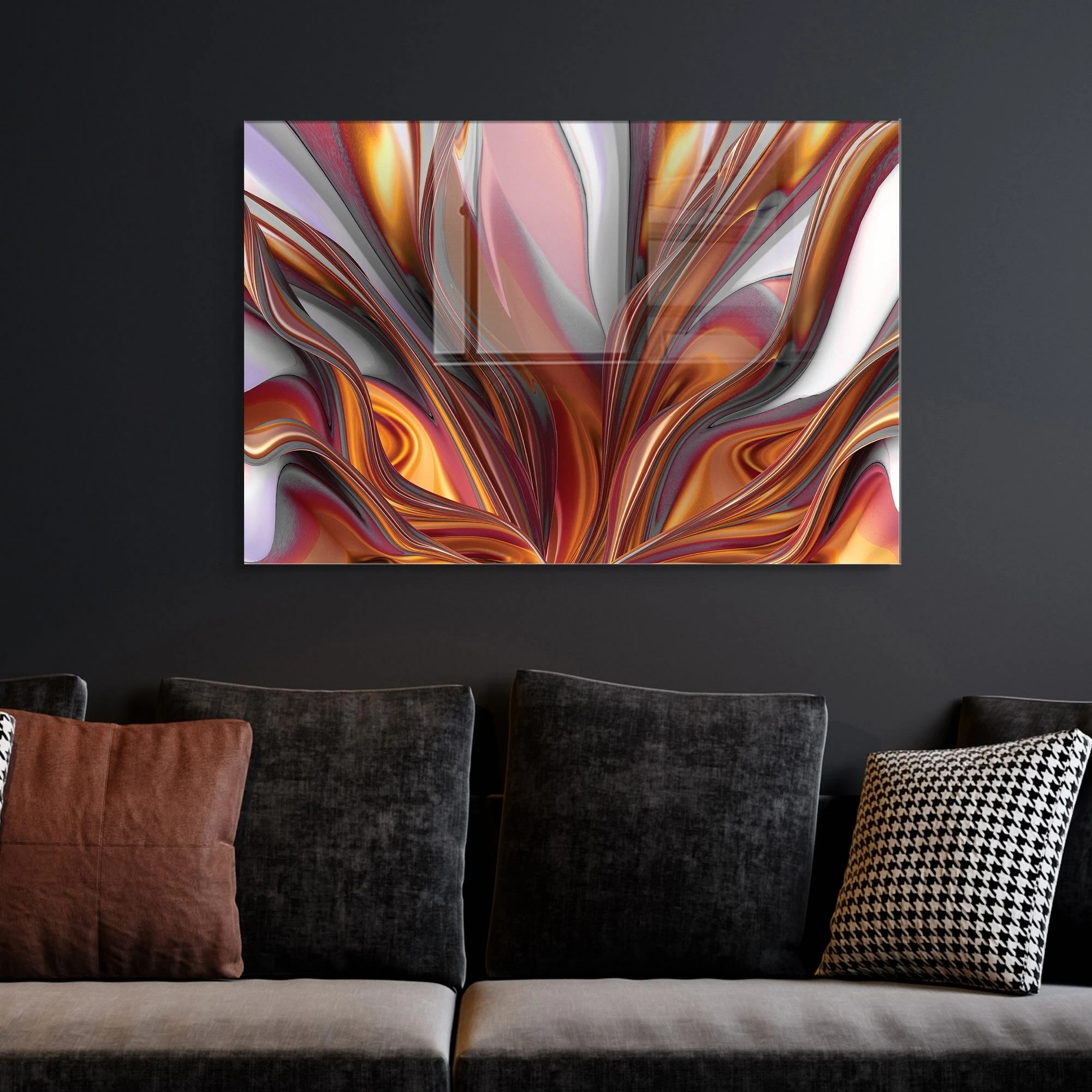 Pikturë dekorative prej xhami të temperuar, Wallity, 2055, 70x100cm