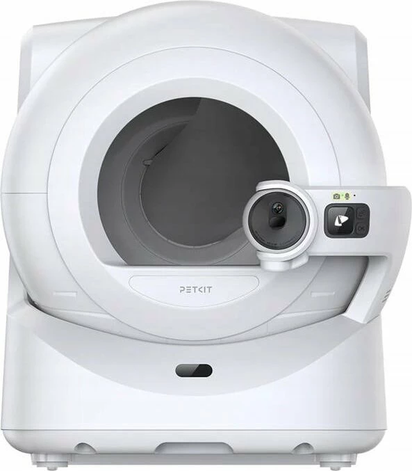 Kuti rëre vetëpastruese Petkit Purobot Ultra, kamerë AI 1080p, depo 10 L, set me 2 sita, e bardhë