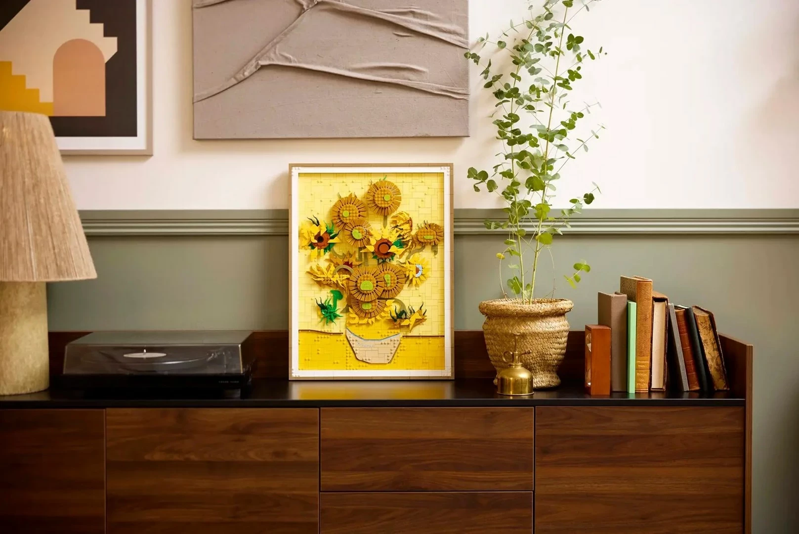 Set LEGO ART Vincent van Gogh Sunflowers 31215, për të rritur